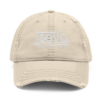 Dad Hat - Tseva Logo Distressed Embroidery Cap - Tseva Clothing Co.