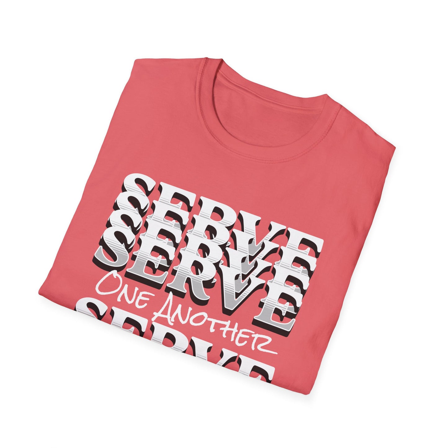 Serve One Another T-Shirt — Galatians 5:13 Christian Tee