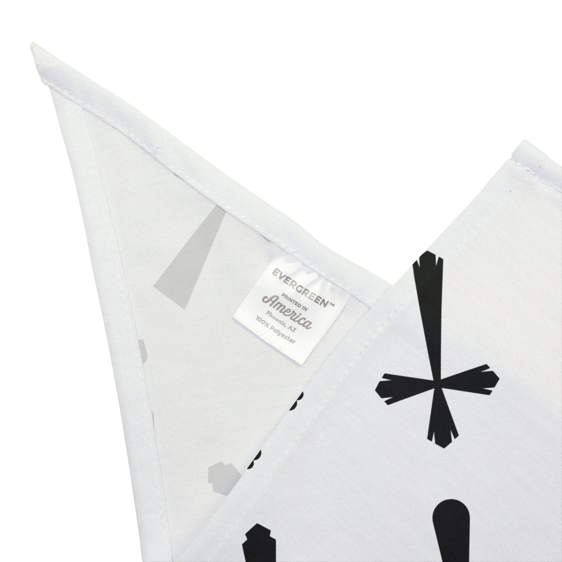 Cross Print Clip-on Pet Bandana - Tseva Clothing Co.