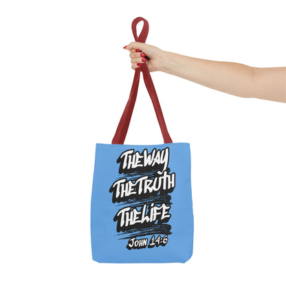 "The Way The Truth The Life" John 14:6 Canvas Tote