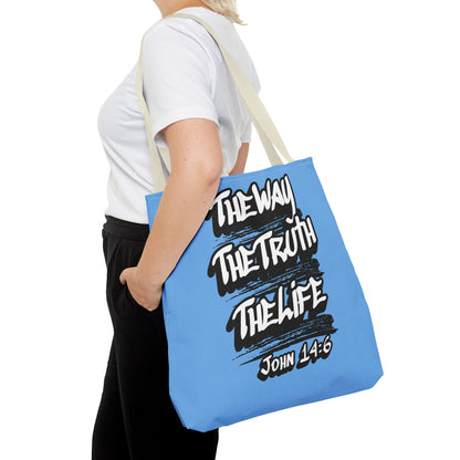 "The Way The Truth The Life" John 14:6 Canvas Tote