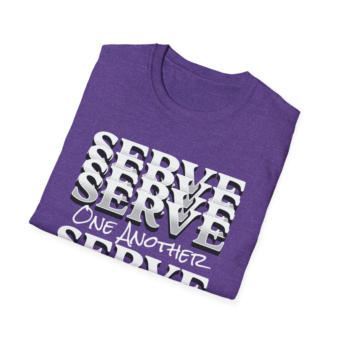 Serve One Another T-Shirt — Galatians 5:13 Christian Tee