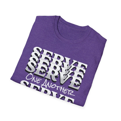 Serve One Another T-Shirt — Galatians 5:13 Christian Tee