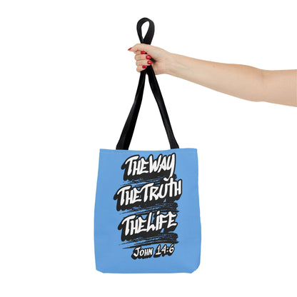 "The Way The Truth The Life" John 14:6 Canvas Tote