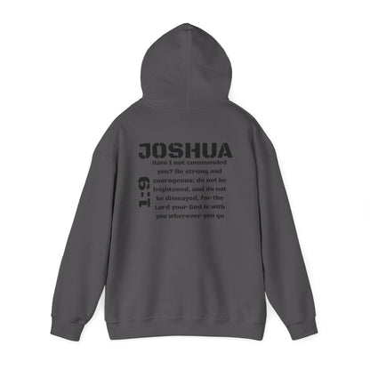 Joshua 1:9 Oversized Fleeced Hoodie - Tseva Clothing Co.