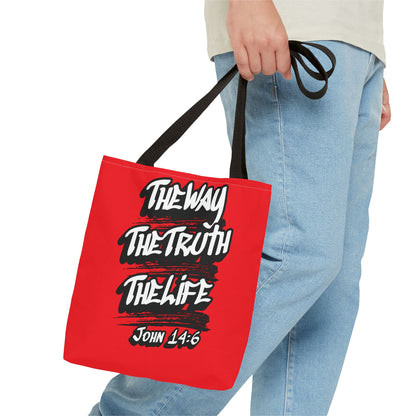 "The Way The Truth The Life" John 14:6 Canvas Tote