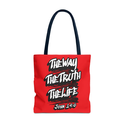"The Way The Truth The Life" John 14:6 Canvas Tote