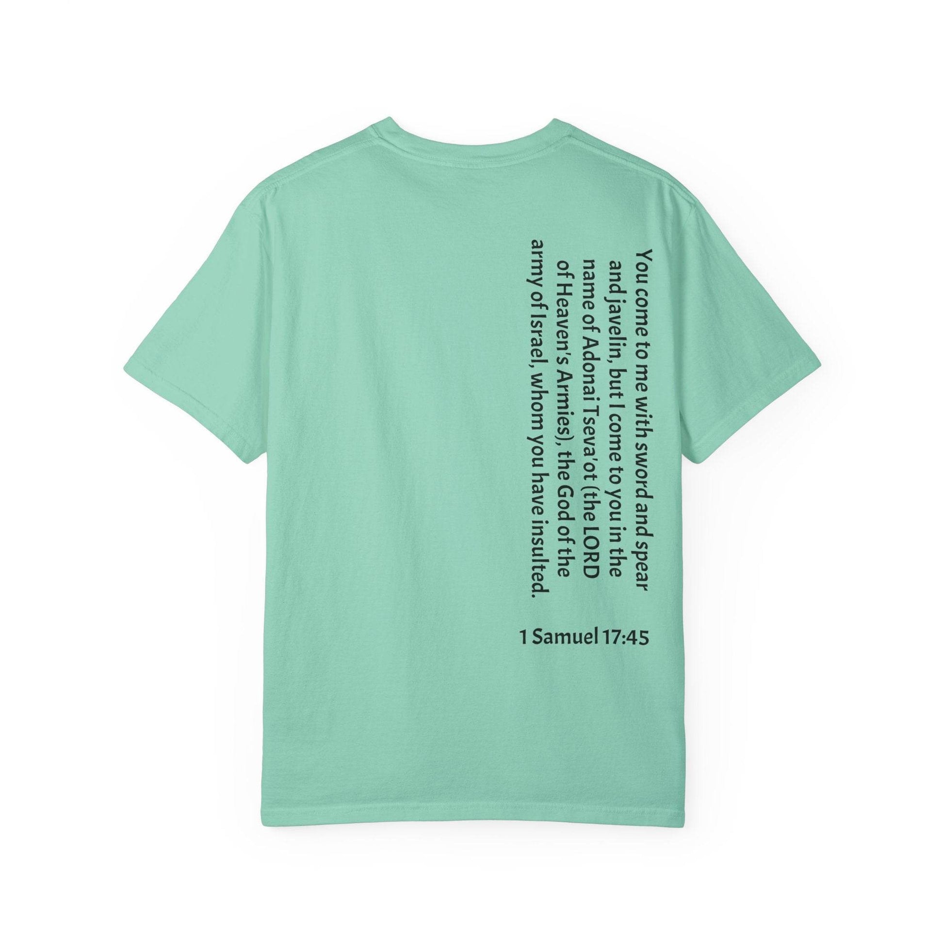 Tseva Clothing Branded T-Shirt- Light 1 Samuel 17:45 - Tseva Clothing Co.