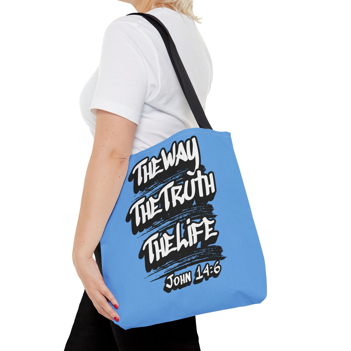 "The Way The Truth The Life" John 14:6 Canvas Tote