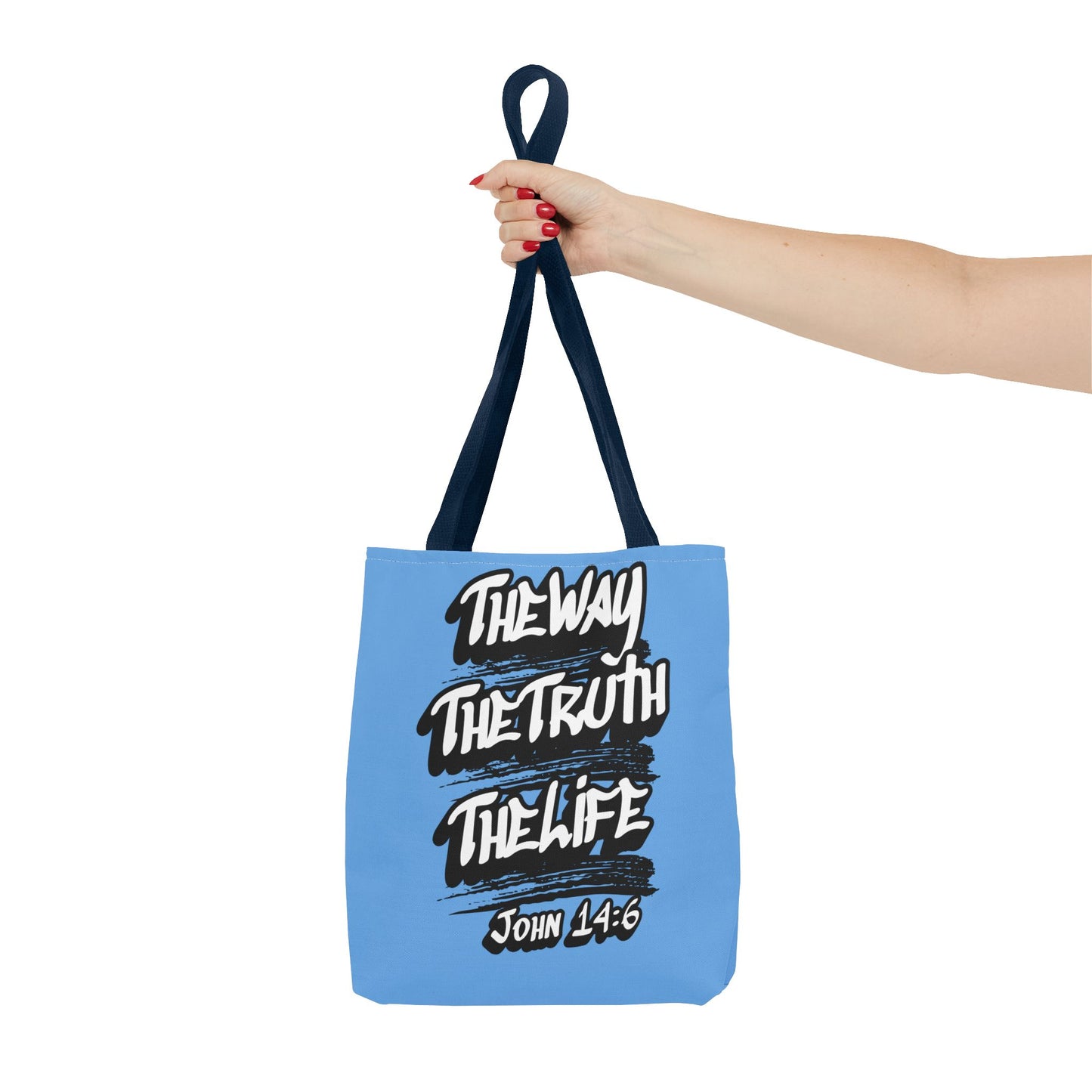 "The Way The Truth The Life" John 14:6 Canvas Tote