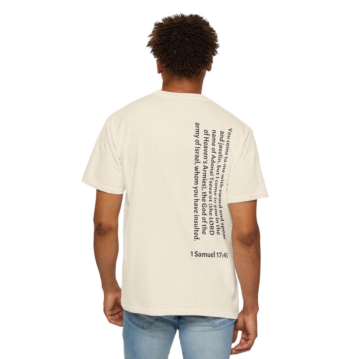 Tseva Clothing Branded T-Shirt- Light 1 Samuel 17:45 - Tseva Clothing Co.