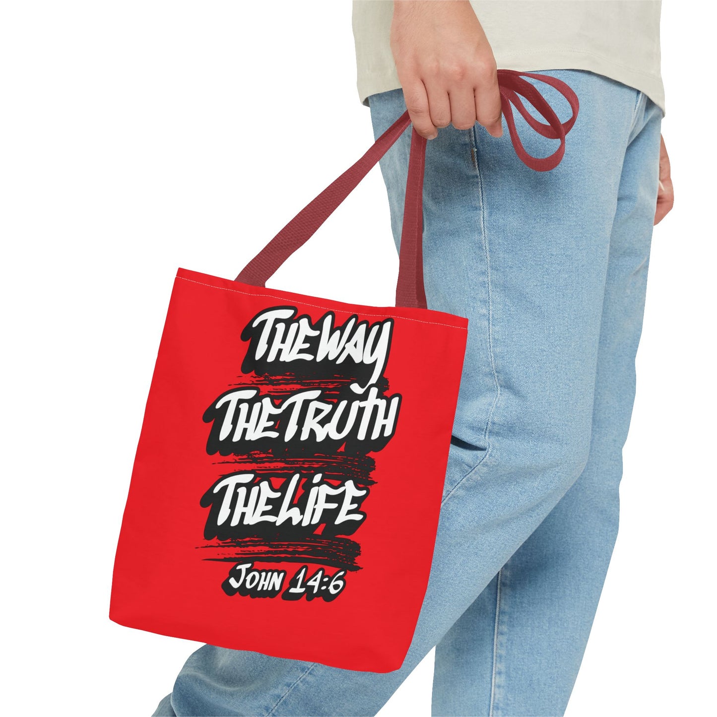 "The Way The Truth The Life" John 14:6 Canvas Tote