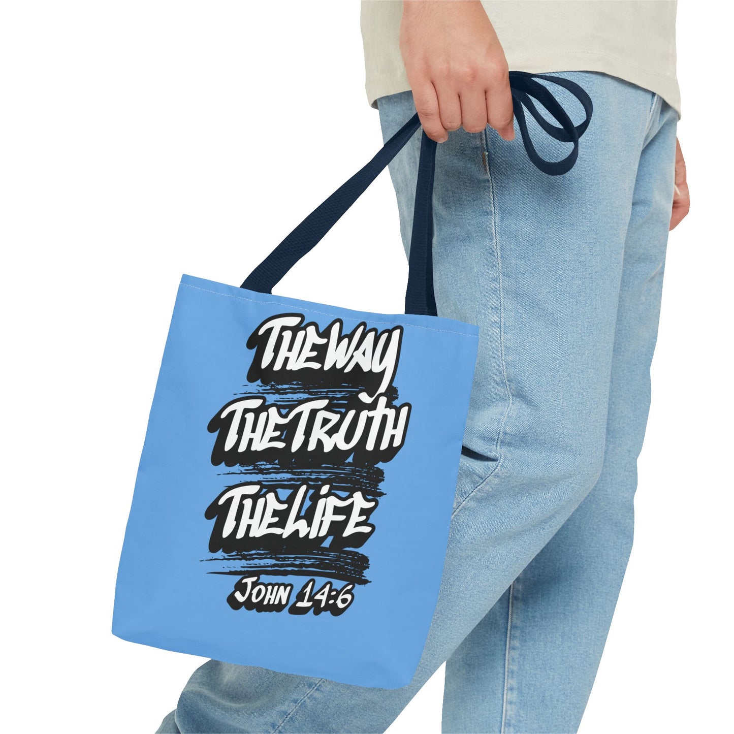 "The Way The Truth The Life" John 14:6 Canvas Tote
