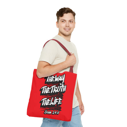 "The Way The Truth The Life" John 14:6 Canvas Tote