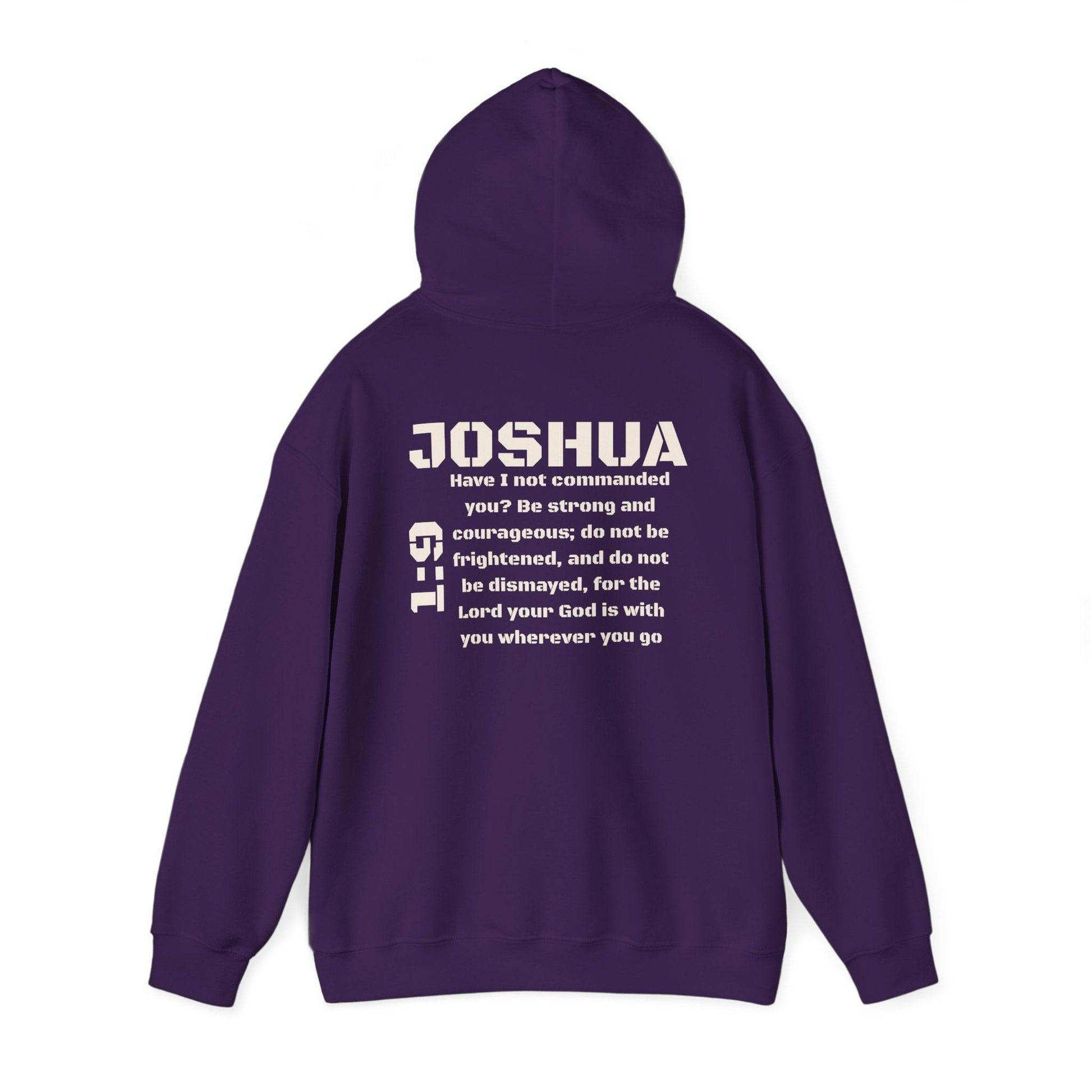 Joshua 1:9 Oversized Fleeced Hoodie - Tseva Clothing Co.