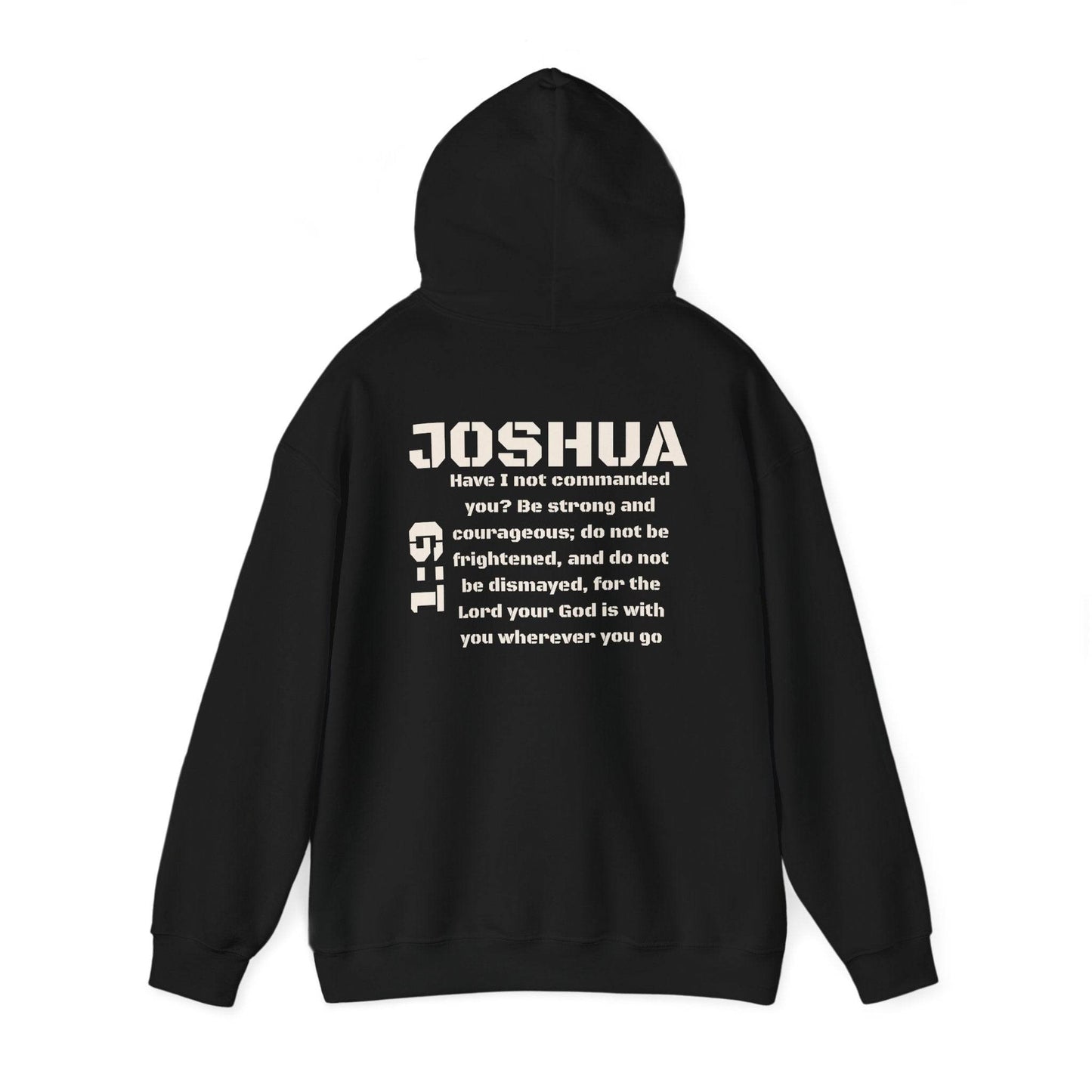 Joshua 1:9 Oversized Fleeced Hoodie - Tseva Clothing Co.