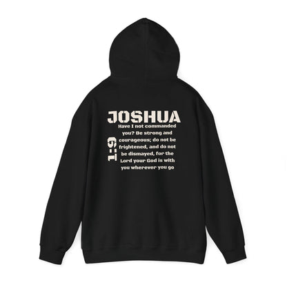 Joshua 1:9 Oversized Fleeced Hoodie - Tseva Clothing Co.