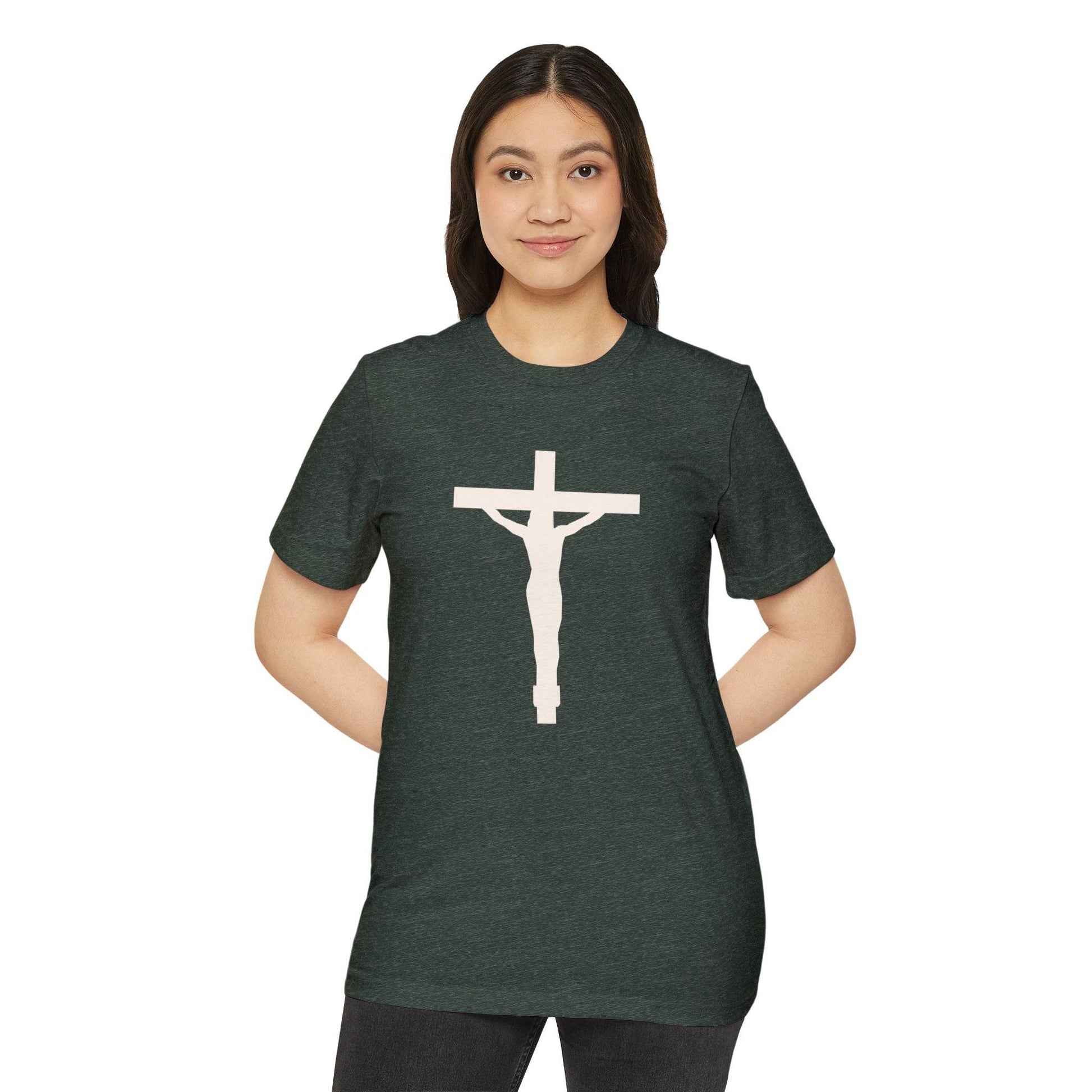 Classic Crucifix T-Shirt - Eco-Friendly - Tseva Clothing Co.