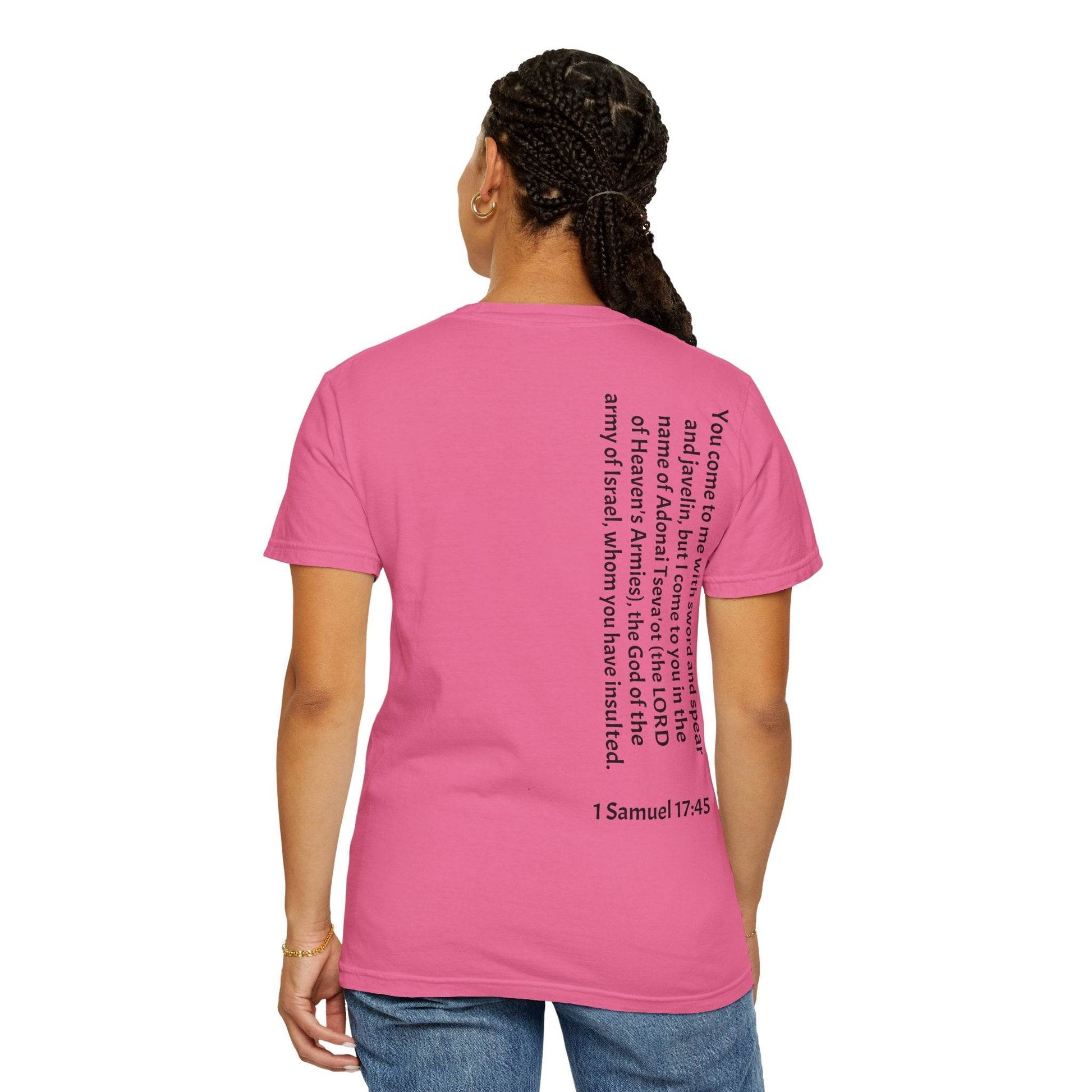 Tseva Clothing Branded T-Shirt- Light 1 Samuel 17:45 - Tseva Clothing Co.