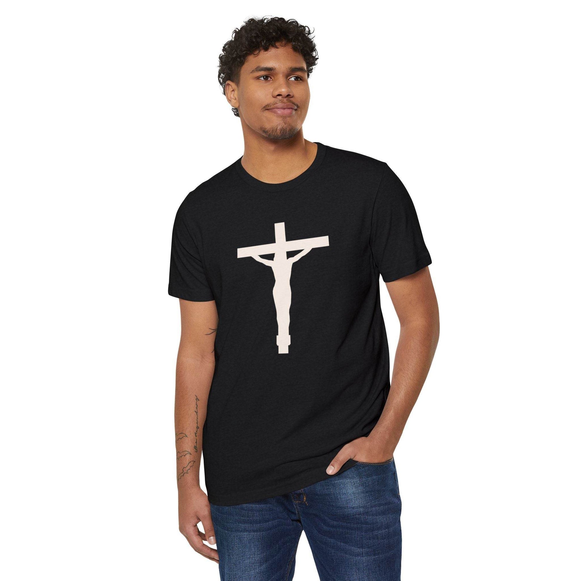 Classic Crucifix T-Shirt - Eco-Friendly - Tseva Clothing Co.
