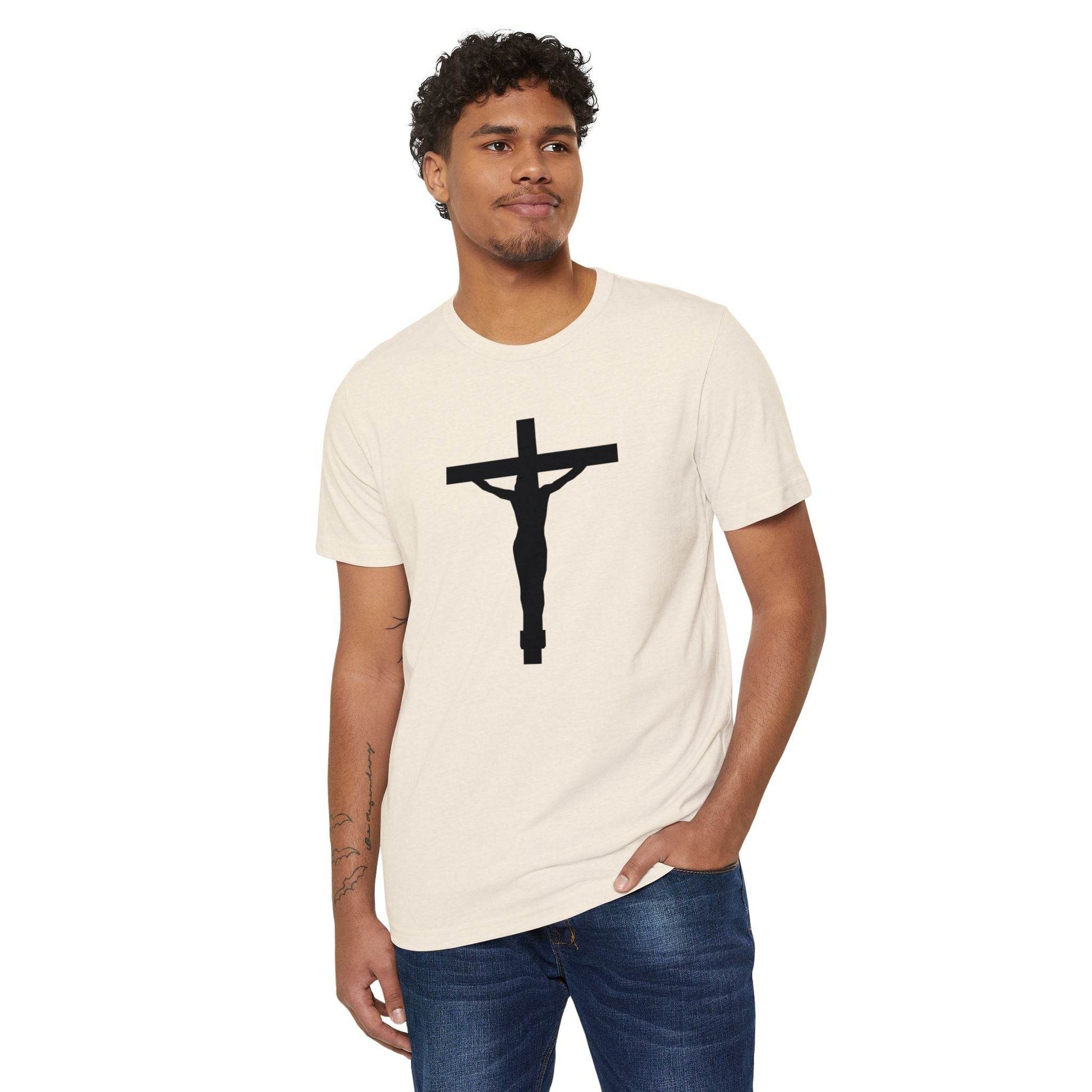 Classic Crucifix T-Shirt - Eco-Friendly - Tseva Clothing Co.