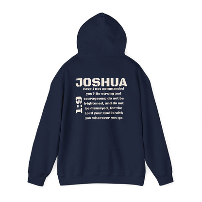 Joshua 1:9 Oversized Fleeced Hoodie - Tseva Clothing Co.