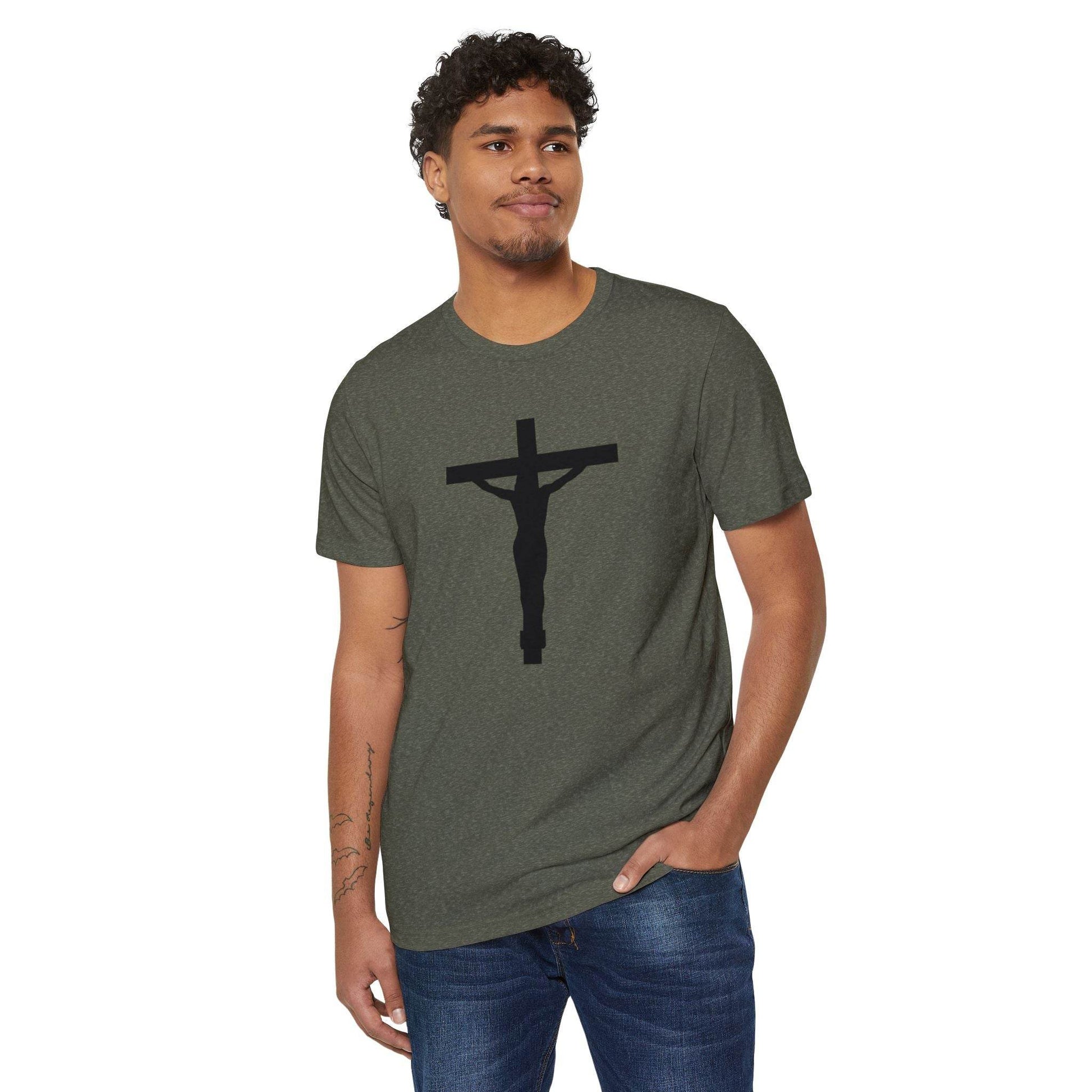 Classic Crucifix T-Shirt - Eco-Friendly - Tseva Clothing Co.