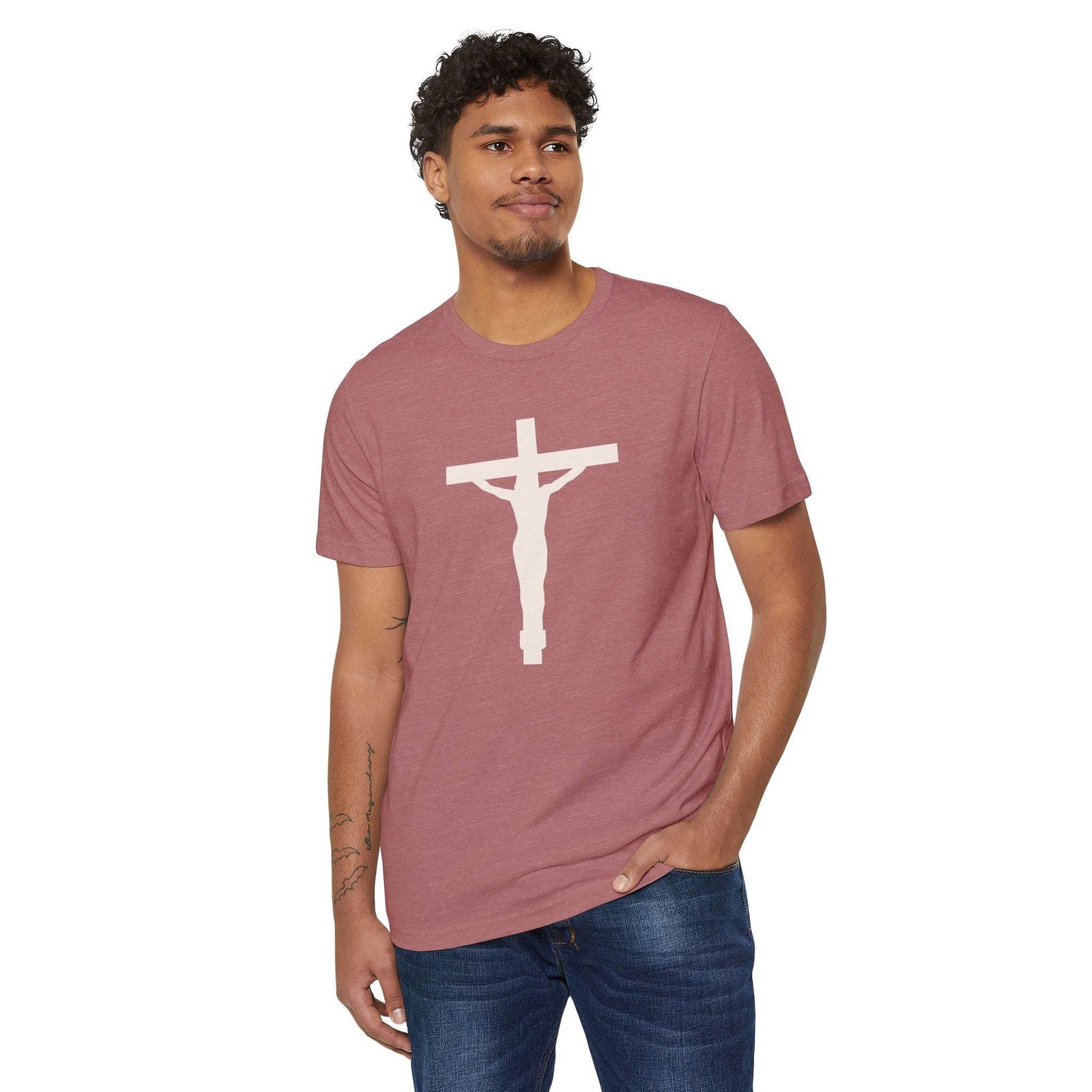 Classic Crucifix T-Shirt - Eco-Friendly - Tseva Clothing Co.