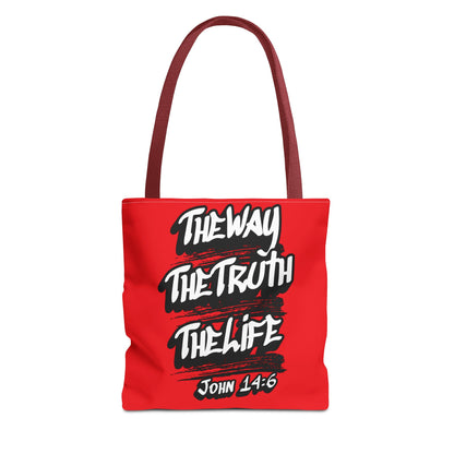 "The Way The Truth The Life" John 14:6 Canvas Tote