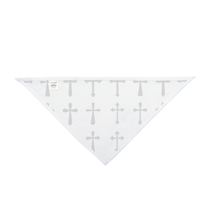 Cross Print Clip-on Pet Bandana - Tseva Clothing Co.