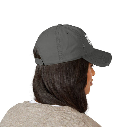 Dad Hat - Tseva Logo Distressed Embroidery Cap - Tseva Clothing Co.