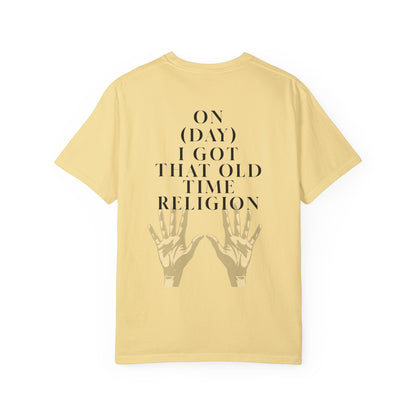 Personalized 'Old Time Religion' Custom Day of the Week and Year