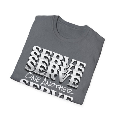 Serve One Another T-Shirt — Galatians 5:13 Christian Tee