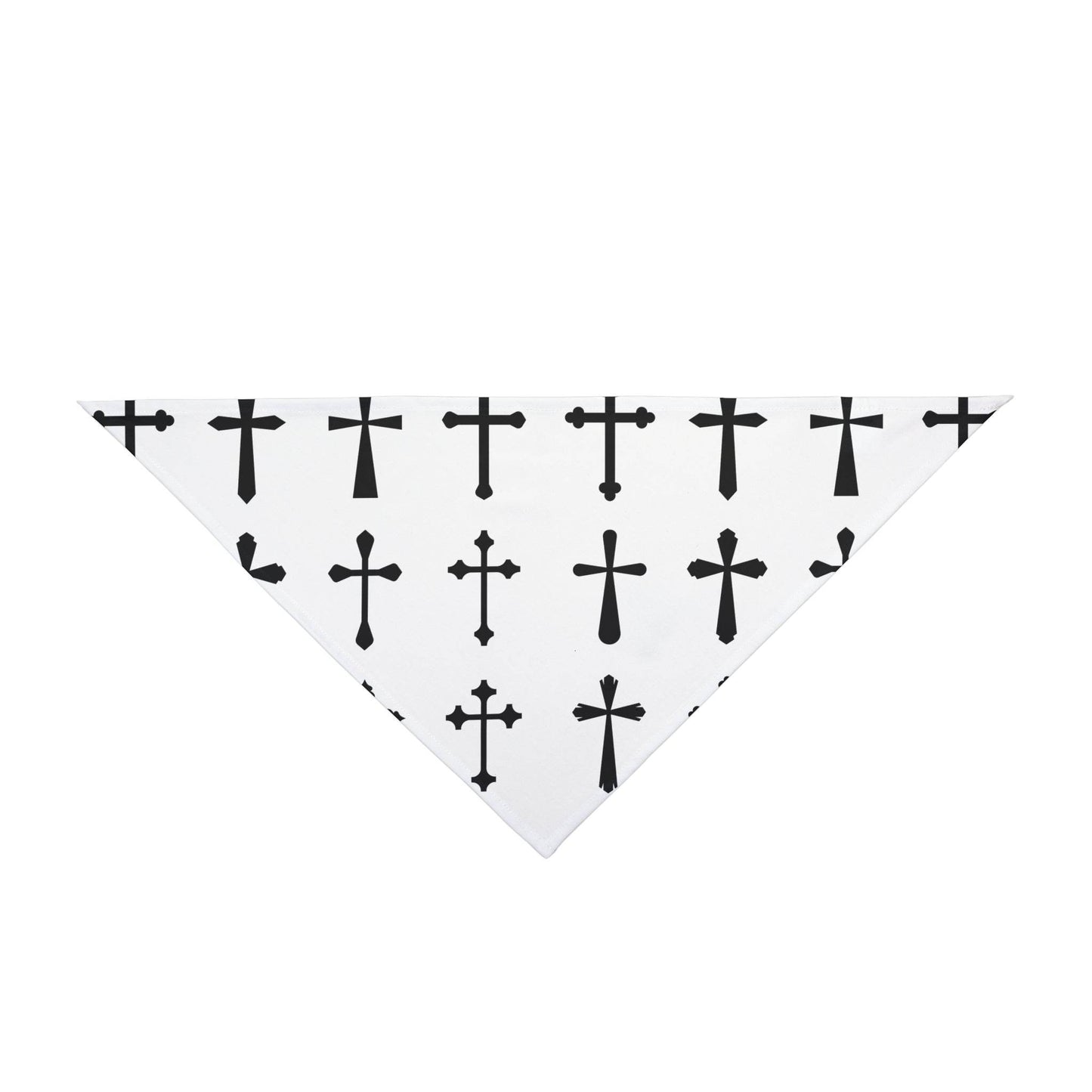 Cross Print Clip-on Pet Bandana - Tseva Clothing Co.