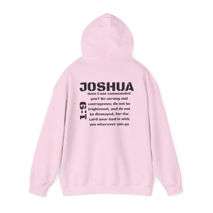 Joshua 1:9 Oversized Fleeced Hoodie - Tseva Clothing Co.