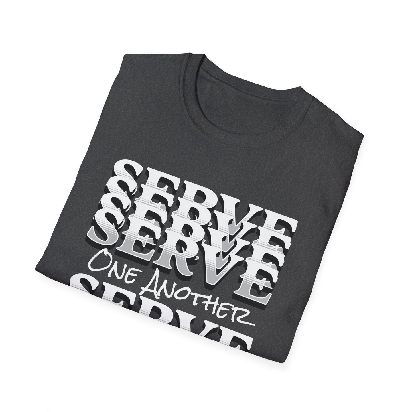 Serve One Another T-Shirt — Galatians 5:13 Christian Tee