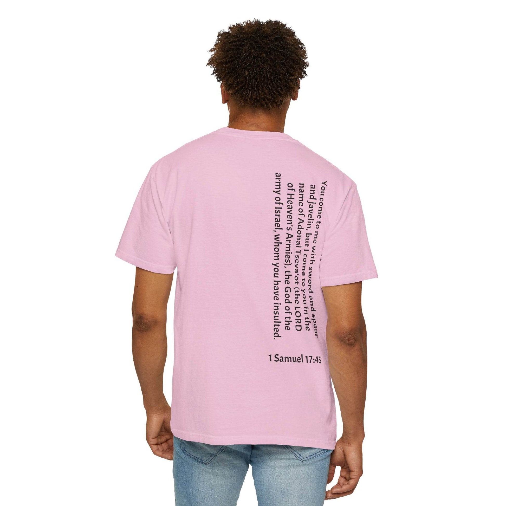 Tseva Clothing Branded T-Shirt- Light 1 Samuel 17:45 - Tseva Clothing Co.