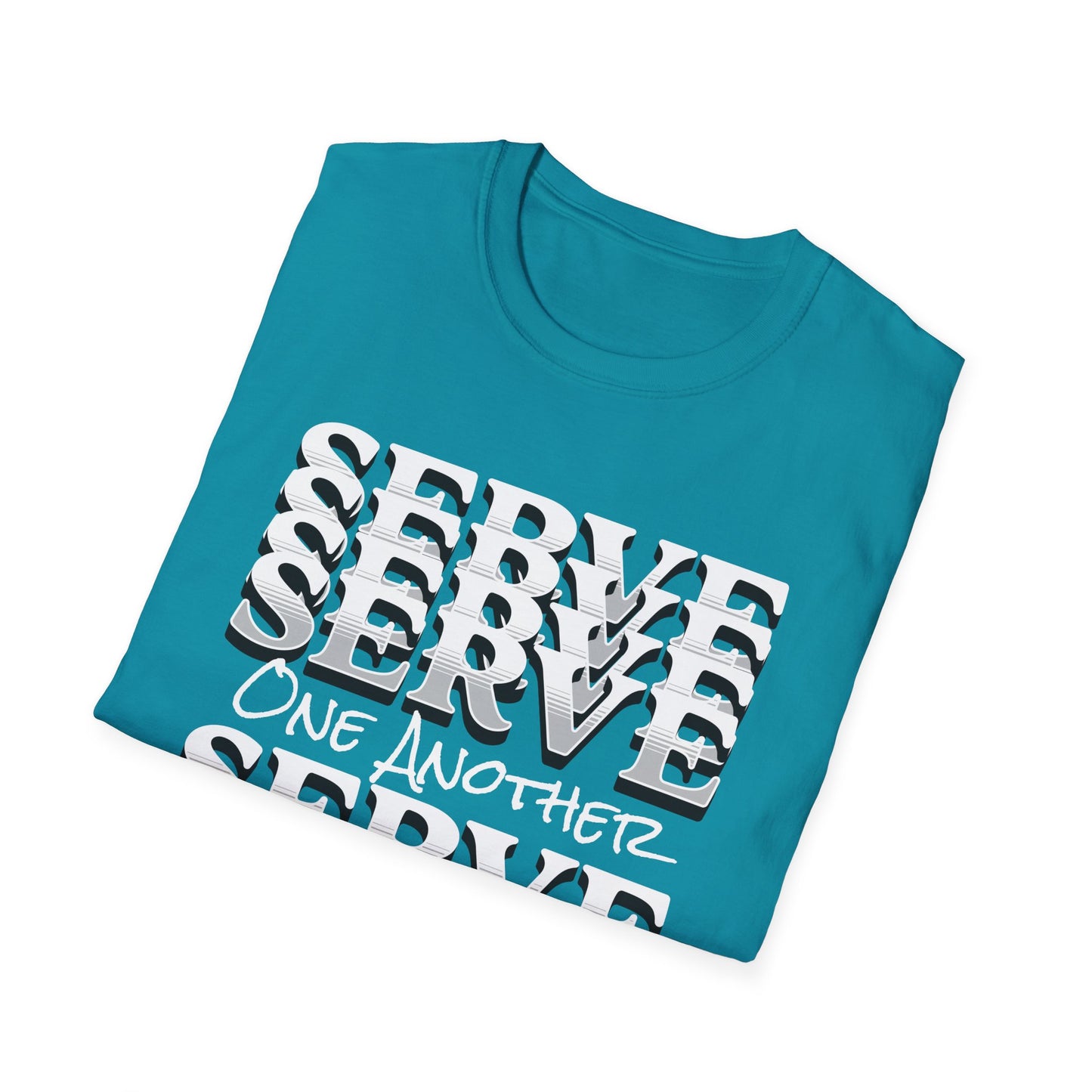 Serve One Another T-Shirt — Galatians 5:13 Christian Tee