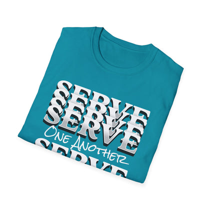 Serve One Another T-Shirt — Galatians 5:13 Christian Tee