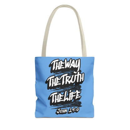 "The Way The Truth The Life" John 14:6 Canvas Tote