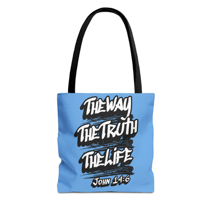 "The Way The Truth The Life" John 14:6 Canvas Tote