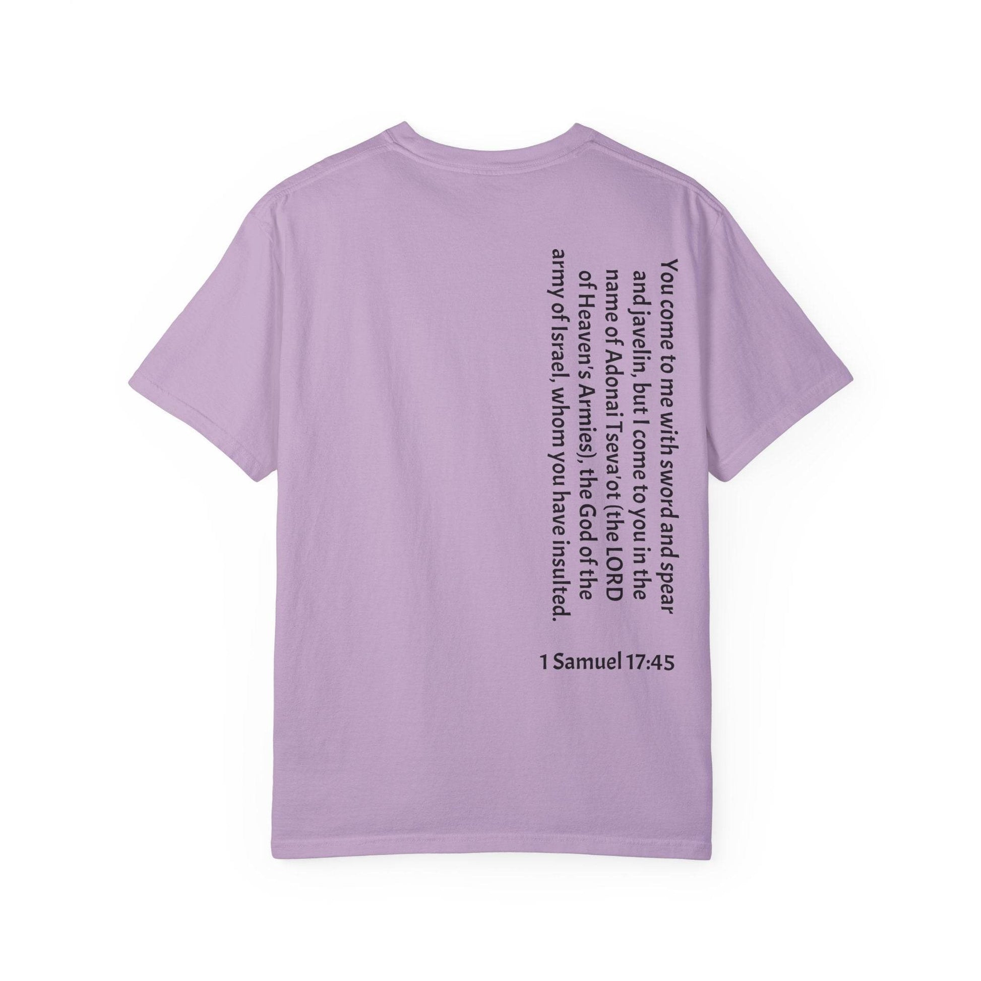 Tseva Clothing Branded T-Shirt- Light 1 Samuel 17:45 - Tseva Clothing Co.