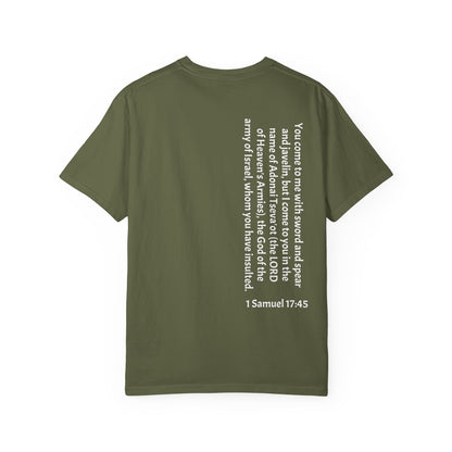 Tseva Clothing Branded T-Shirt - Dark 1 Samuel 17:45 Heaven's Army