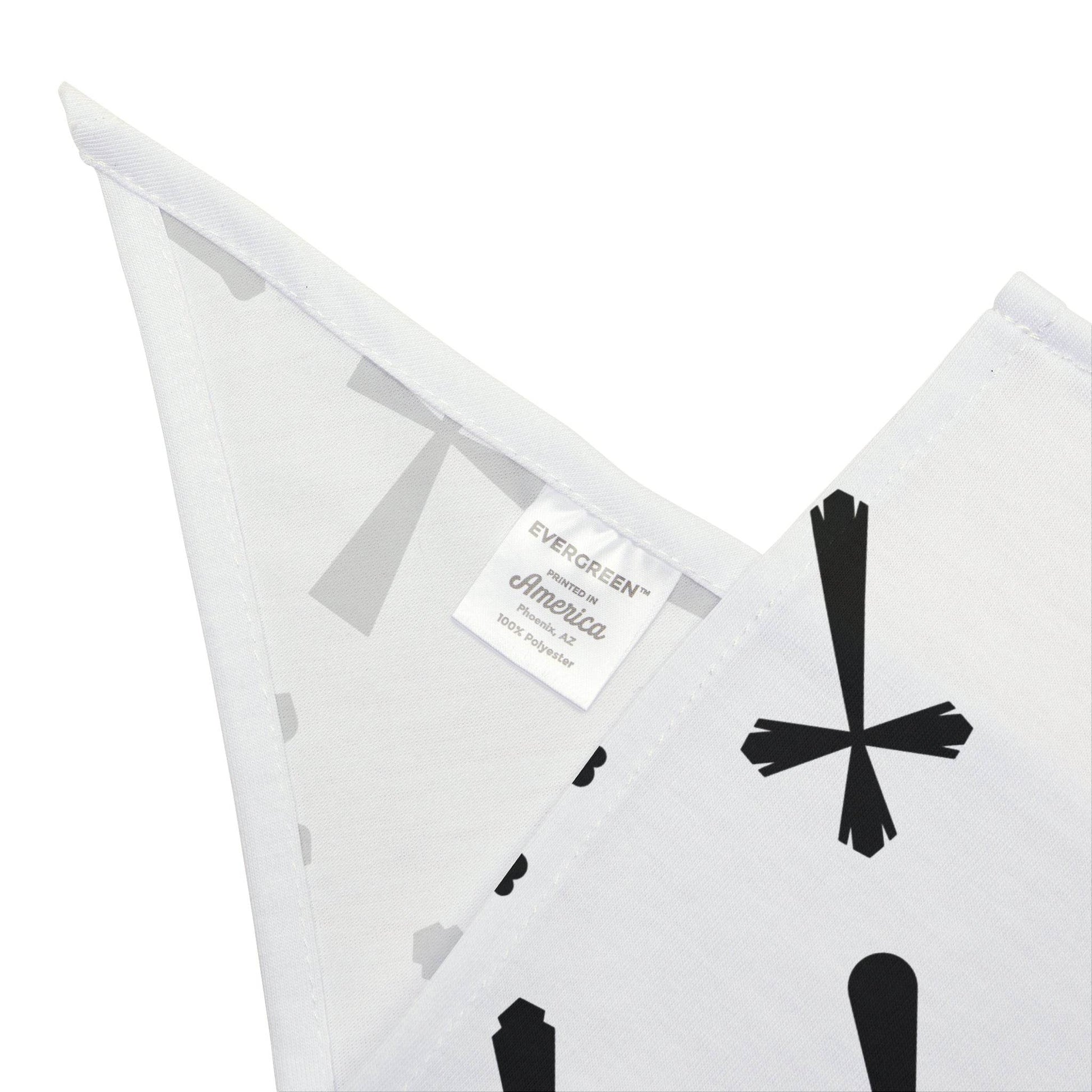 Cross Print Clip-on Pet Bandana - Tseva Clothing Co.