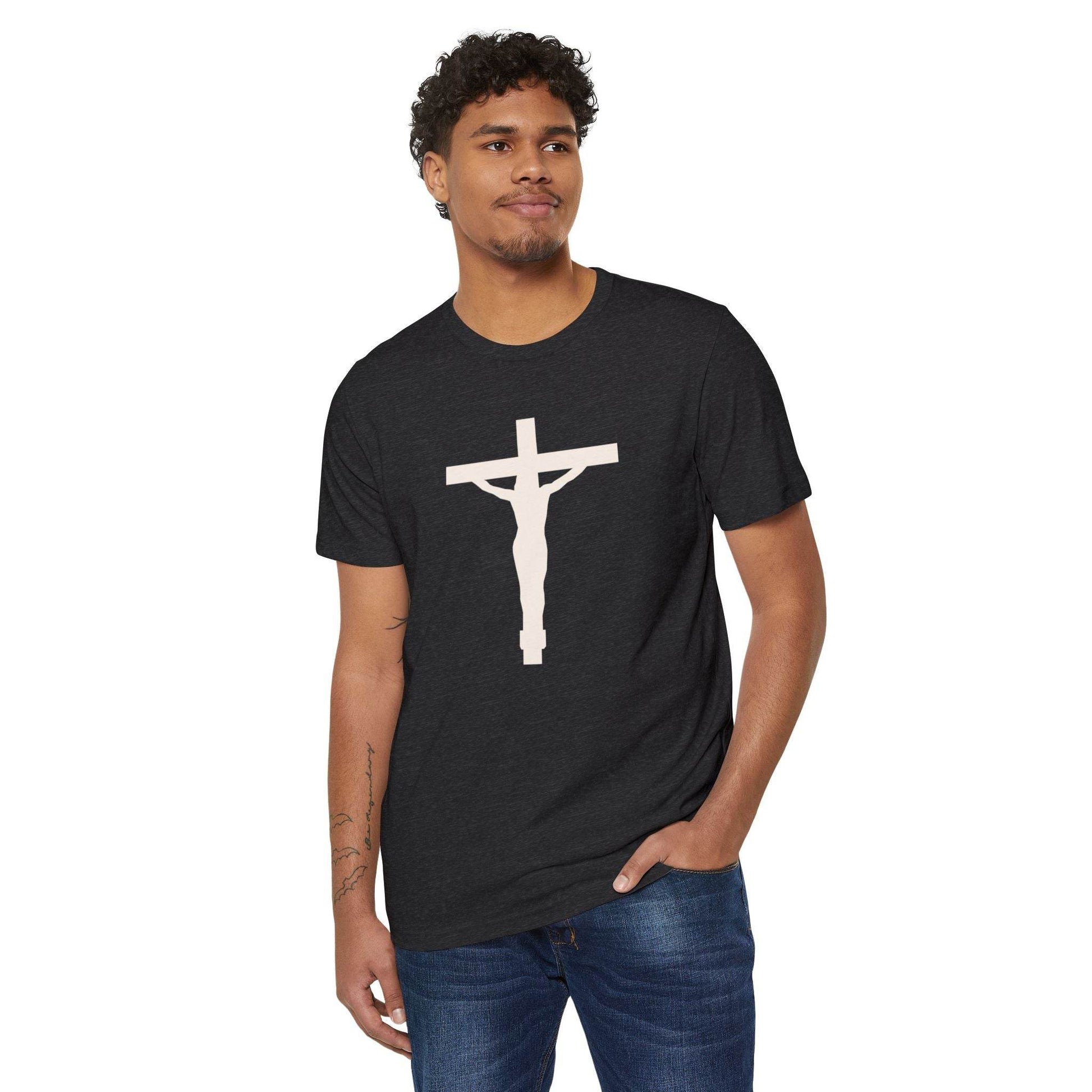 Classic Crucifix T-Shirt - Eco-Friendly - Tseva Clothing Co.