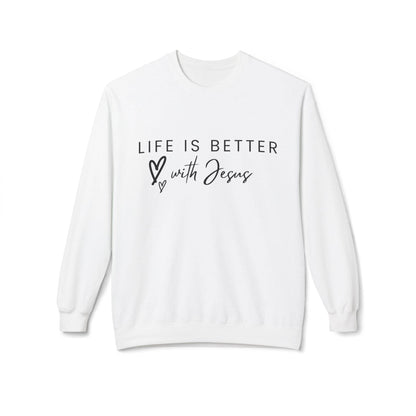 Life is Better with Jesus - Sweatshirt - Tseva Clothing Co.
