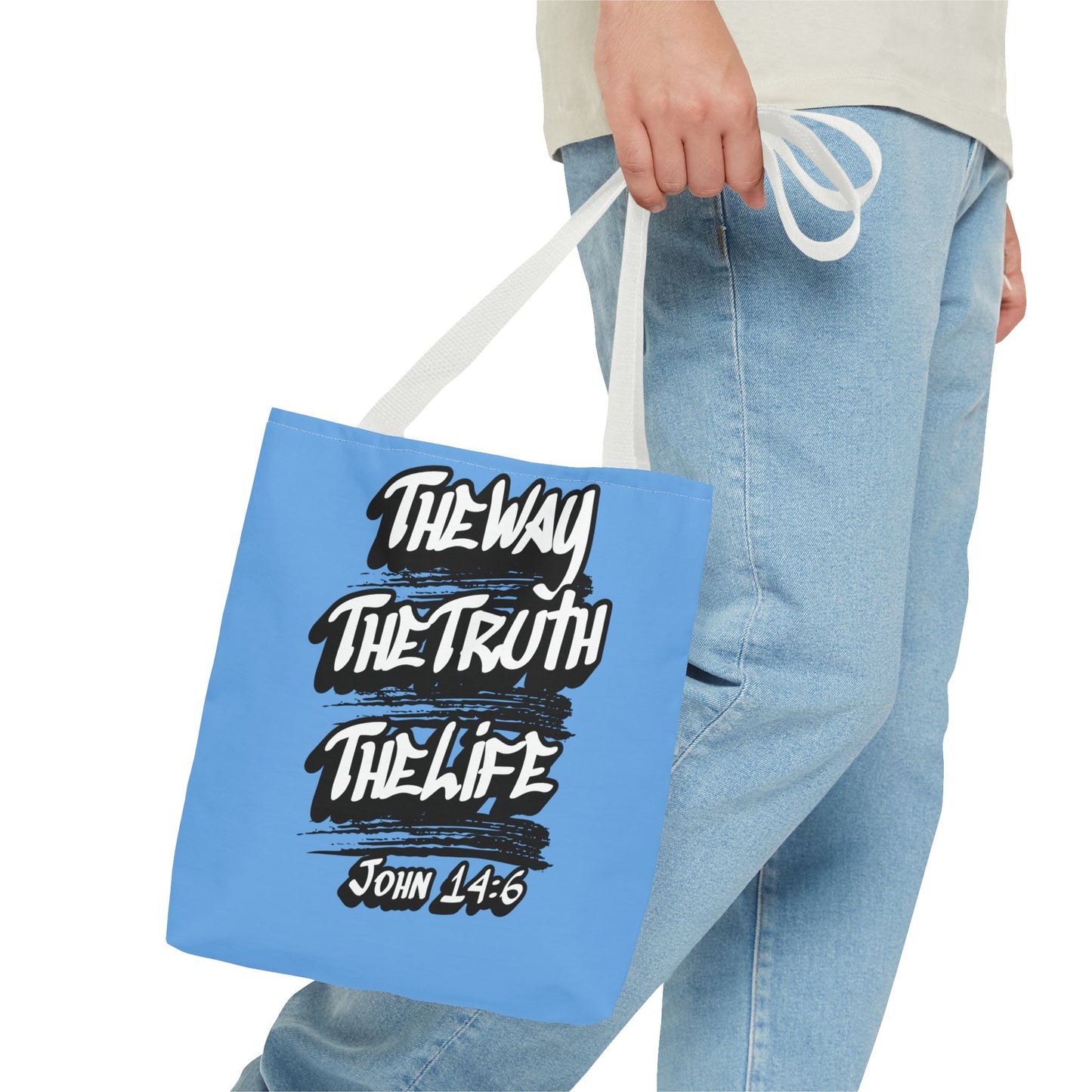 "The Way The Truth The Life" John 14:6 Canvas Tote
