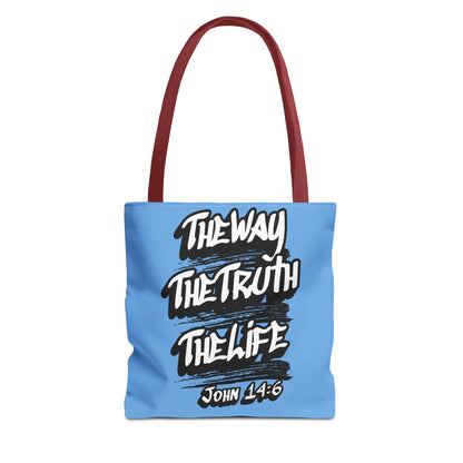 "The Way The Truth The Life" John 14:6 Canvas Tote