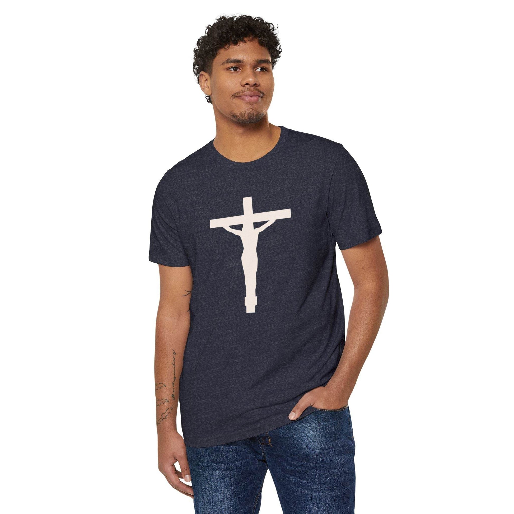 Classic Crucifix T-Shirt - Eco-Friendly - Tseva Clothing Co.