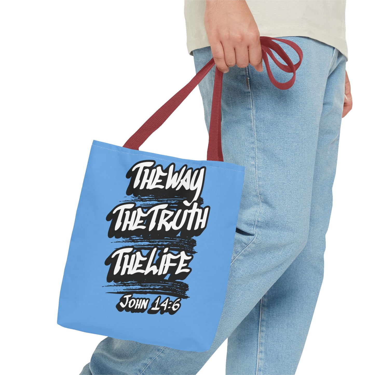 "The Way The Truth The Life" John 14:6 Canvas Tote
